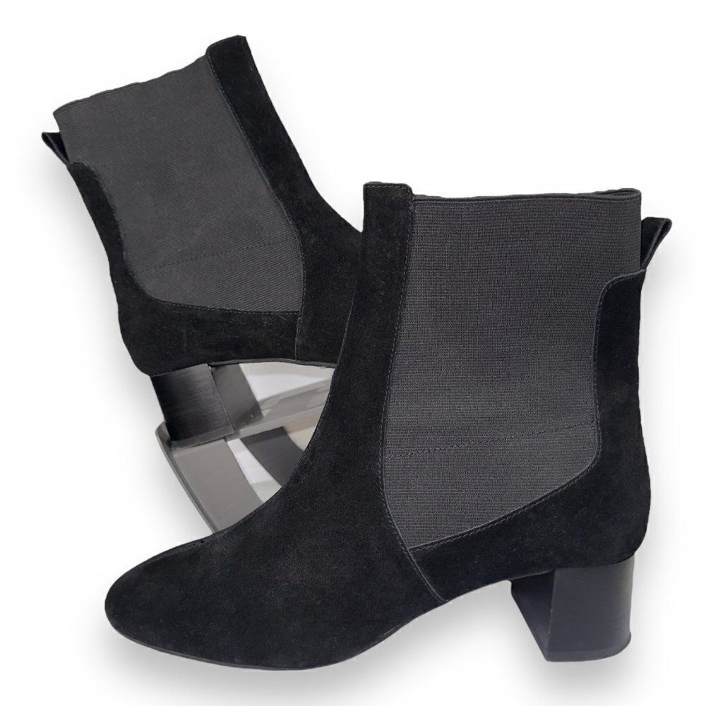 Jack Rogers Brianna Chelsea Boots‎ Black Suede Women's 9
